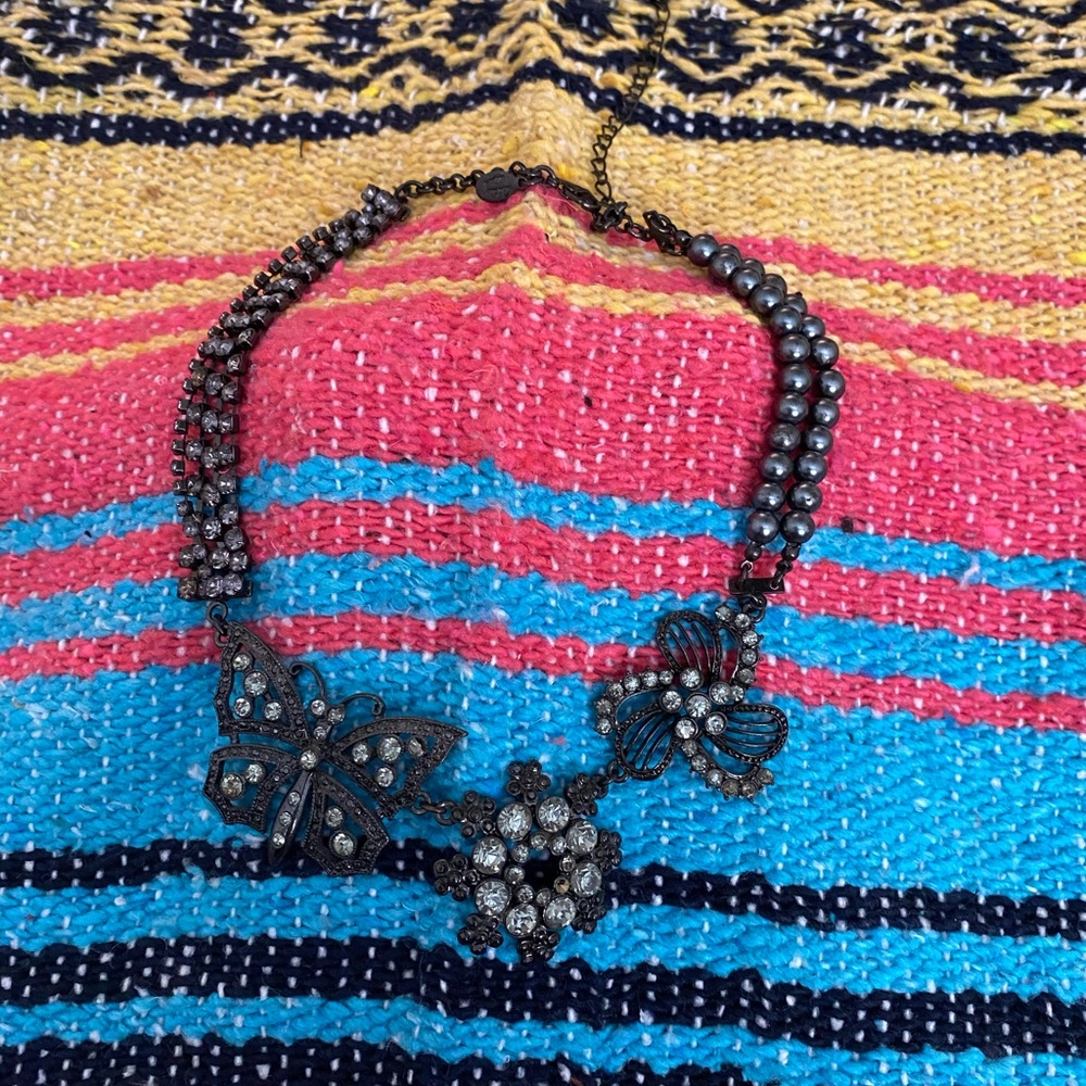 Fancy Black Cookie Lee Necklace